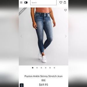NWT BKE Payton skinny jeans